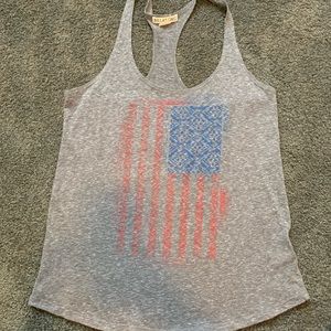 Billabong tank with American flag pattern